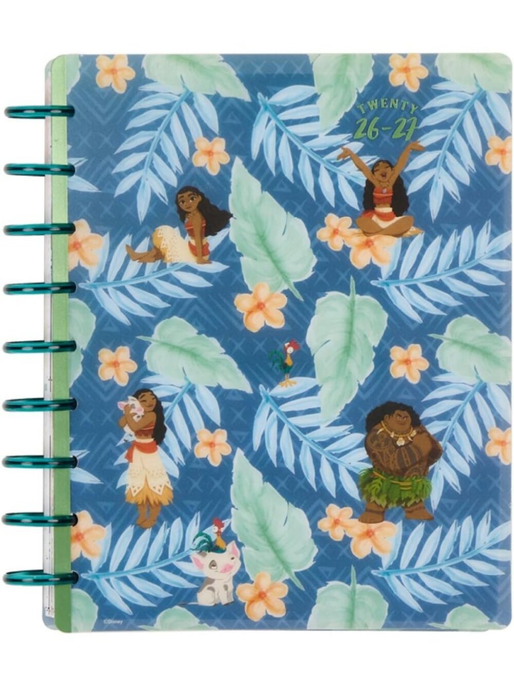 Disney Moana 12-Month Planner | Disc-Bound Organizer | Happy Planning Tool